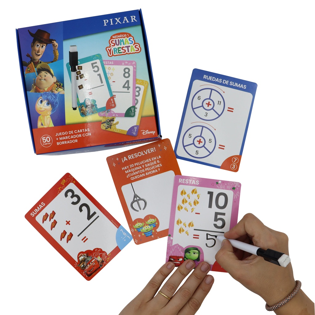 JUEGO DE CARTAS BARCO DE PAPEL MATEMATICA 1 SUMA Y RESTA