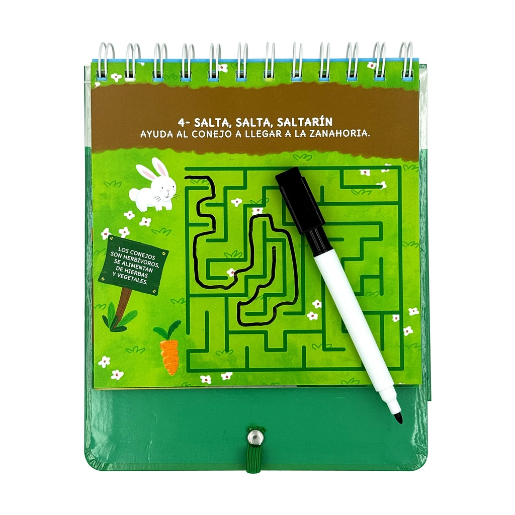 LIBRO BARCO DE PAPEL MI LIBRO JUEGO Y APRENDO ANIMALES
