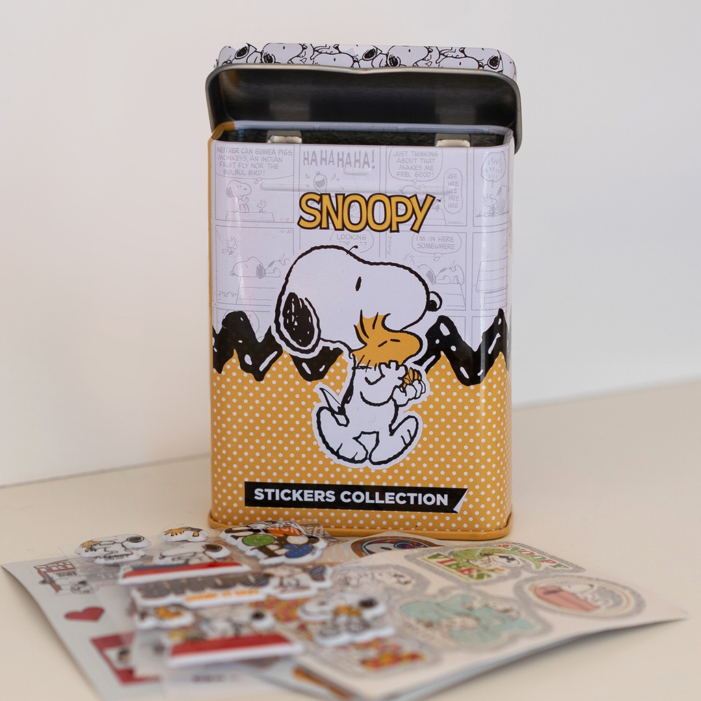 STICKERS WERO EN LATA X 8 PLANCHAS SNOOPY