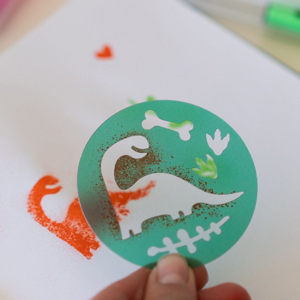 MARCADORES WERO + STENCILS X 8 COLORES SURTIDOS