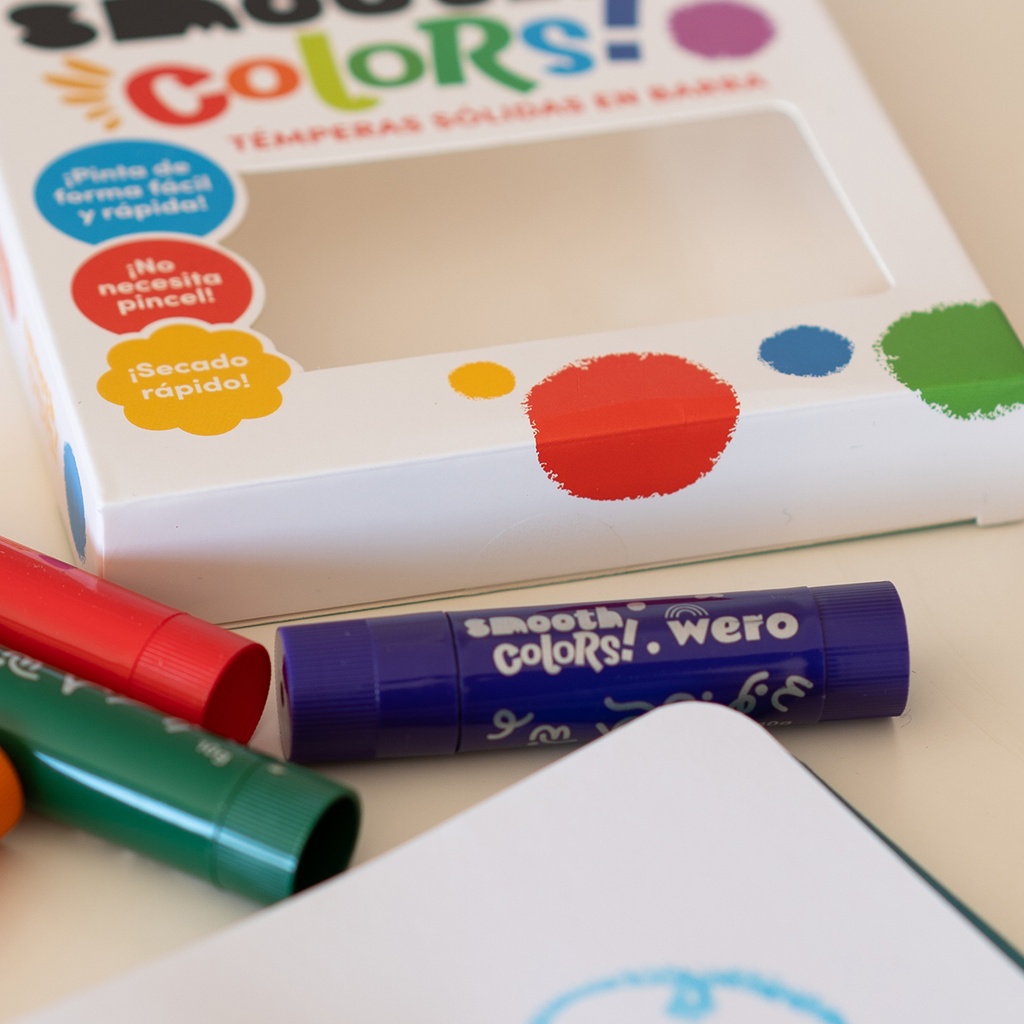TEMPERA SOLIDA WERO X 12 COLORES SURTIDOS