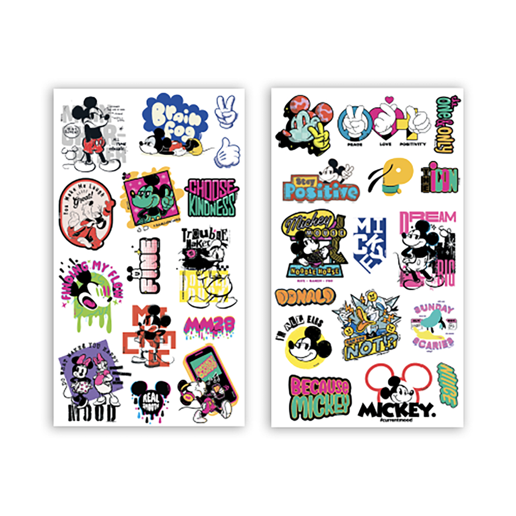 STICKERS WERO UV TRANSFER X 2 PLANCHAS MINNIE/MICKEY