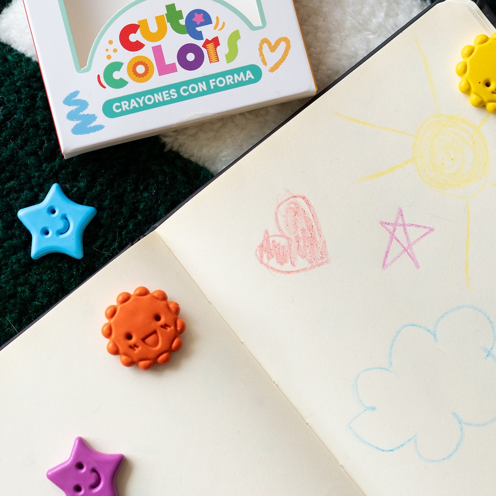 CRAYONES WERO CON FORMA X 8 COLORES SURTIDOS