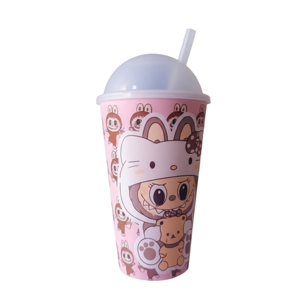VASO CON BOMBILLA MODELOS SURTIDOS
