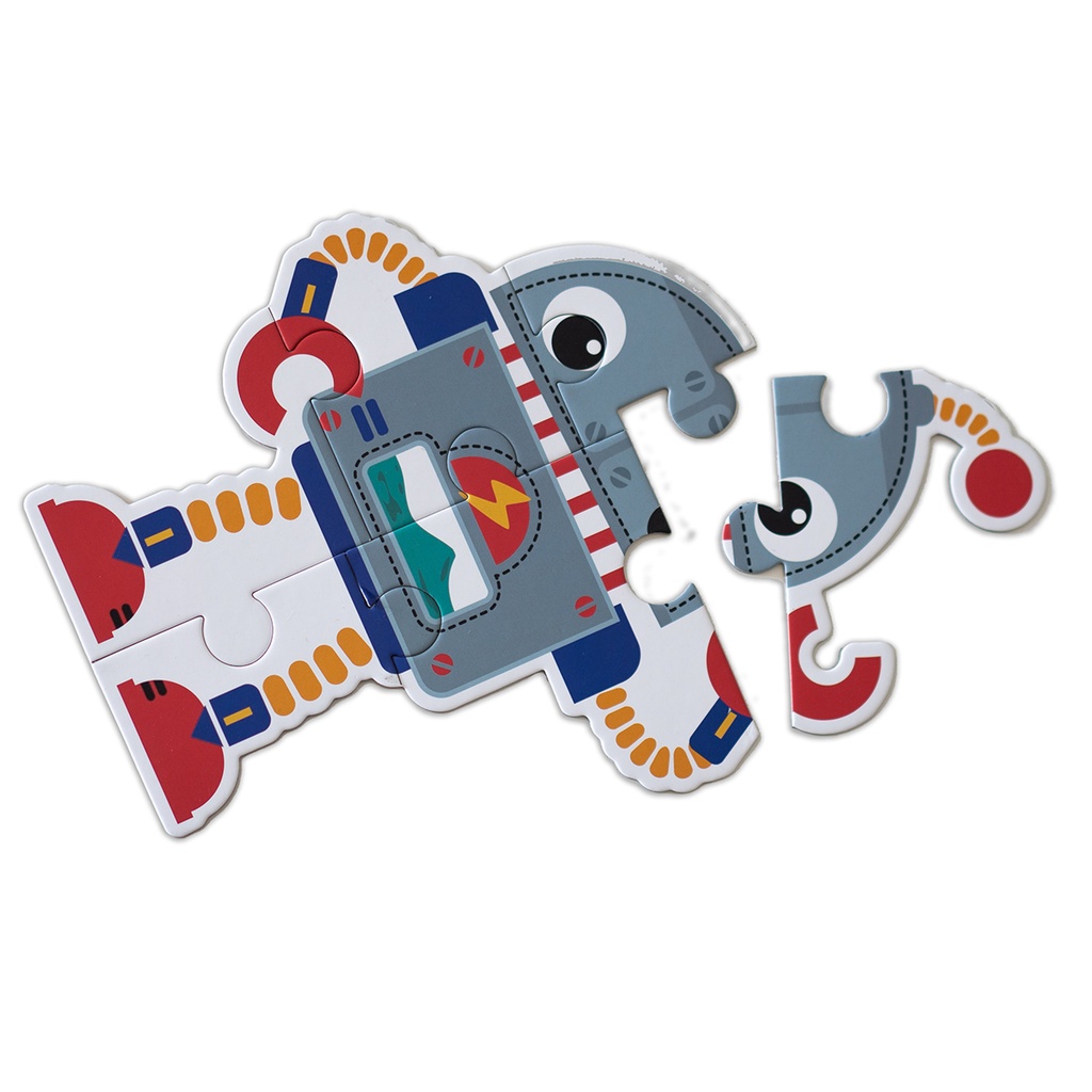 PUZZLE WERO CON FORMA X 6 PIEZAS VARIOS MOTIVOS
