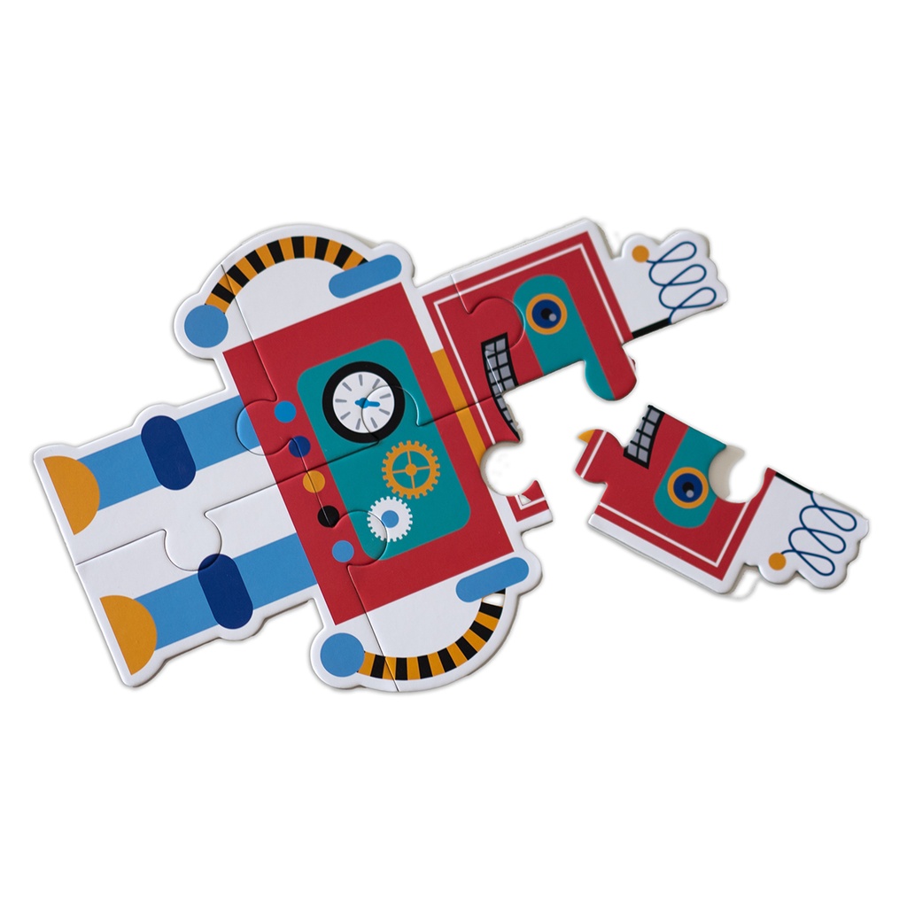 PUZZLE WERO CON FORMA X 6 PIEZAS VARIOS MOTIVOS