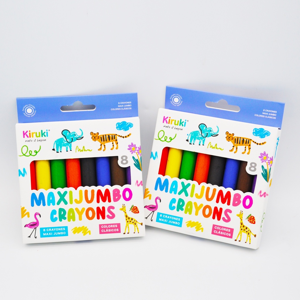 CRAYONES KIRUKI MAXI JUMBO X 8