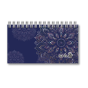 AGENDA NIVEL 10 16X8.5 SV ESPIRALADA CON ELASTICO Y CINTA SEÑALADORA LINEA MANDALAS