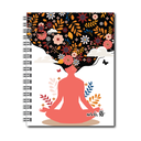 AGENDA NIVEL 10 14x19 SV ESPIRALADA CON INDICE TROQUELADO, ELASTICO Y CINTA SEÑALADORA LINEA NAMASTE