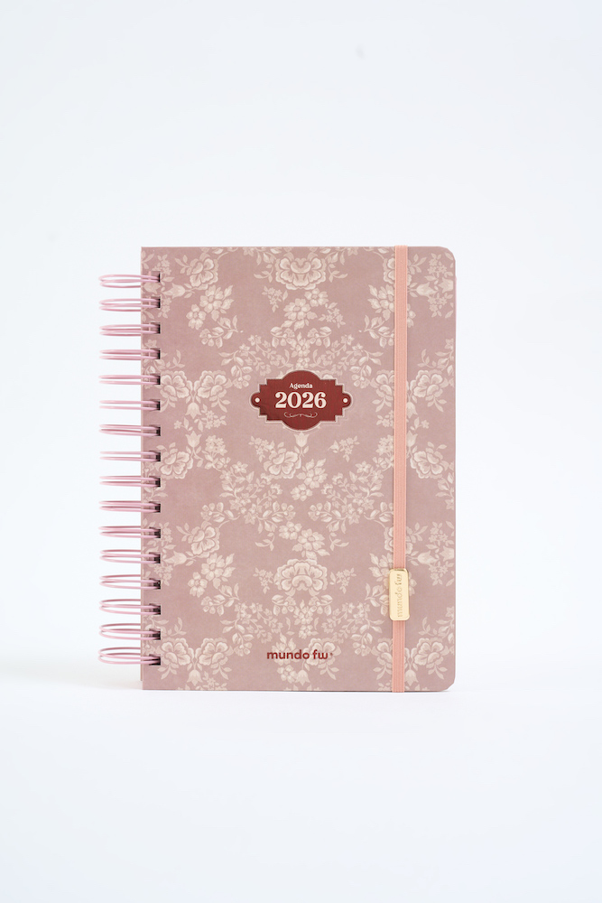 AGENDA FW A5 15X21 DXP ESPIRALADA BOHO