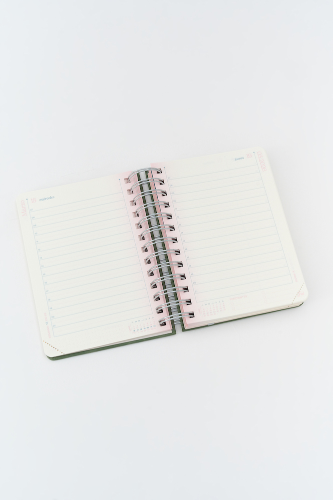 AGENDA FW A5 15X21 DXP ESPIRALADA BOHO