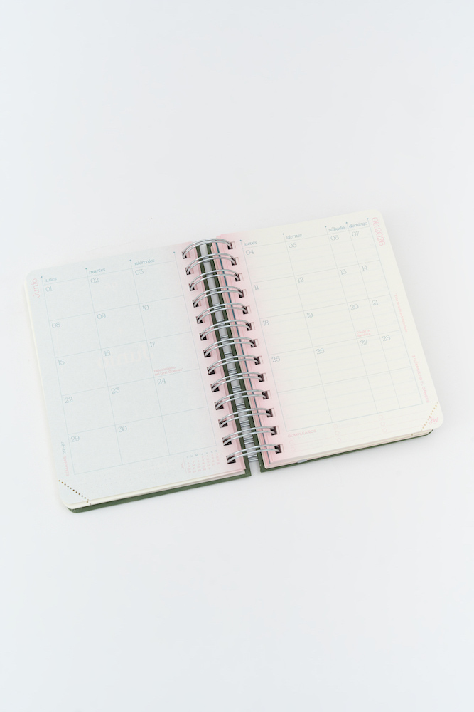 AGENDA FW A5 15X21 DXP ESPIRALADA BOHO