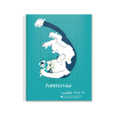 CUADERNO  22X29 LINEA 16 LC TAPA BLANDA 70HOJAS CUADRICULADA