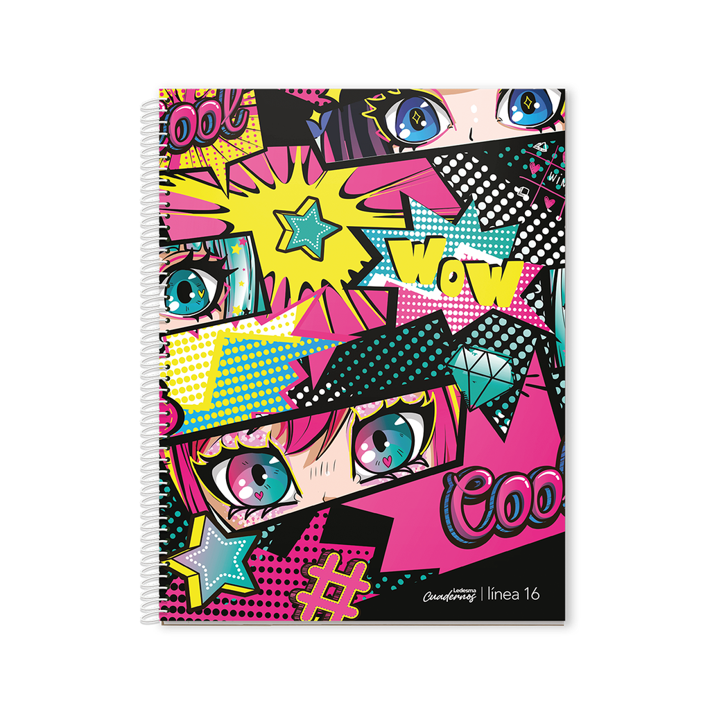 CUADERNO  22X29 LINEA 16 LC TAPA BLANDA 70HOJAS CUADRICULADA