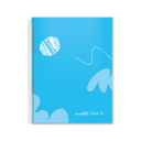 CUADERNO  22X29 LINEA 16 LC TAPA BLANDA 70HOJAS CUADRICULADA