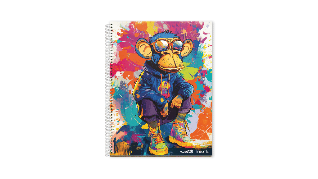 CUADERNO  22X29 LINEA 16 LC TAPA BLANDA 70HOJAS RAYADA