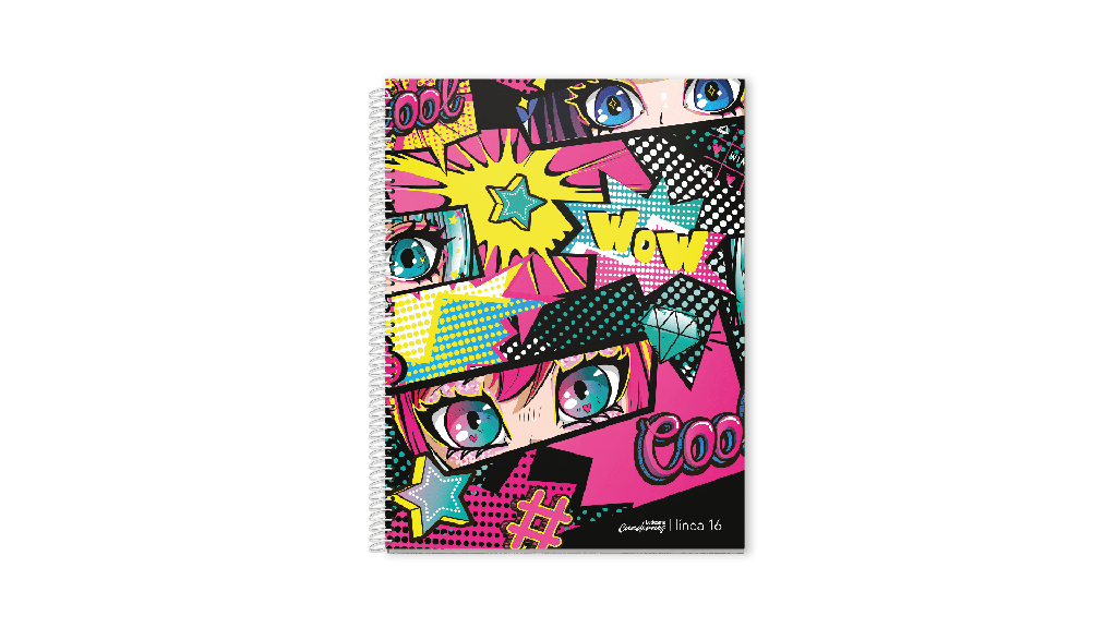 CUADERNO  22X29 LINEA 16 LC TAPA BLANDA 70HOJAS RAYADA