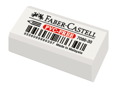 GOMA FABER ERASER 7086 CAJA X30 LAPIZ
