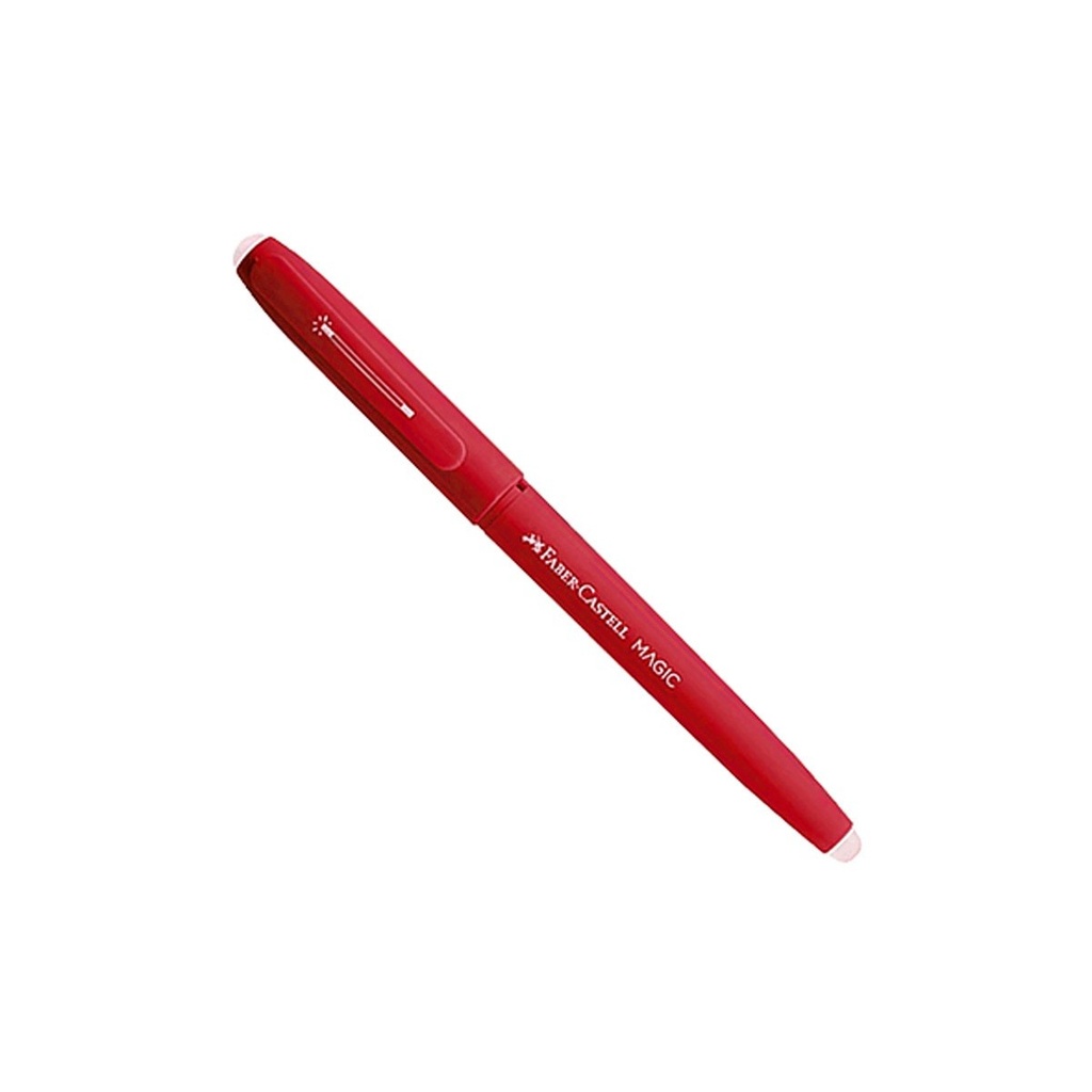 BOLIGRAFO FABER BORRABLE MAGIC ROJO X12 TINTA AZUL PROMO