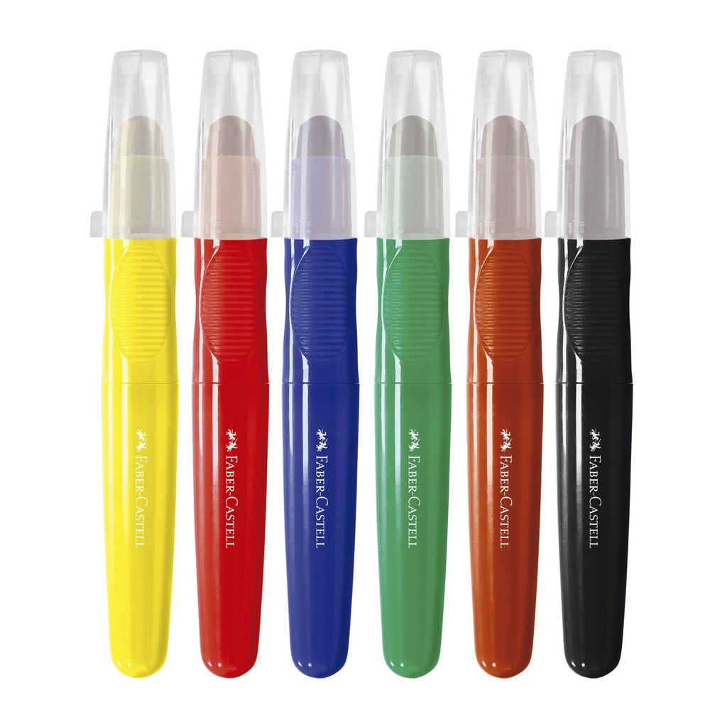 CRAYONES FABER JUMBO CREMOSOS X 6