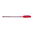 BOLIGRAFO FABER TRILUX 032 TRAZO MEDIO 1.0mm X 50 ROJO
