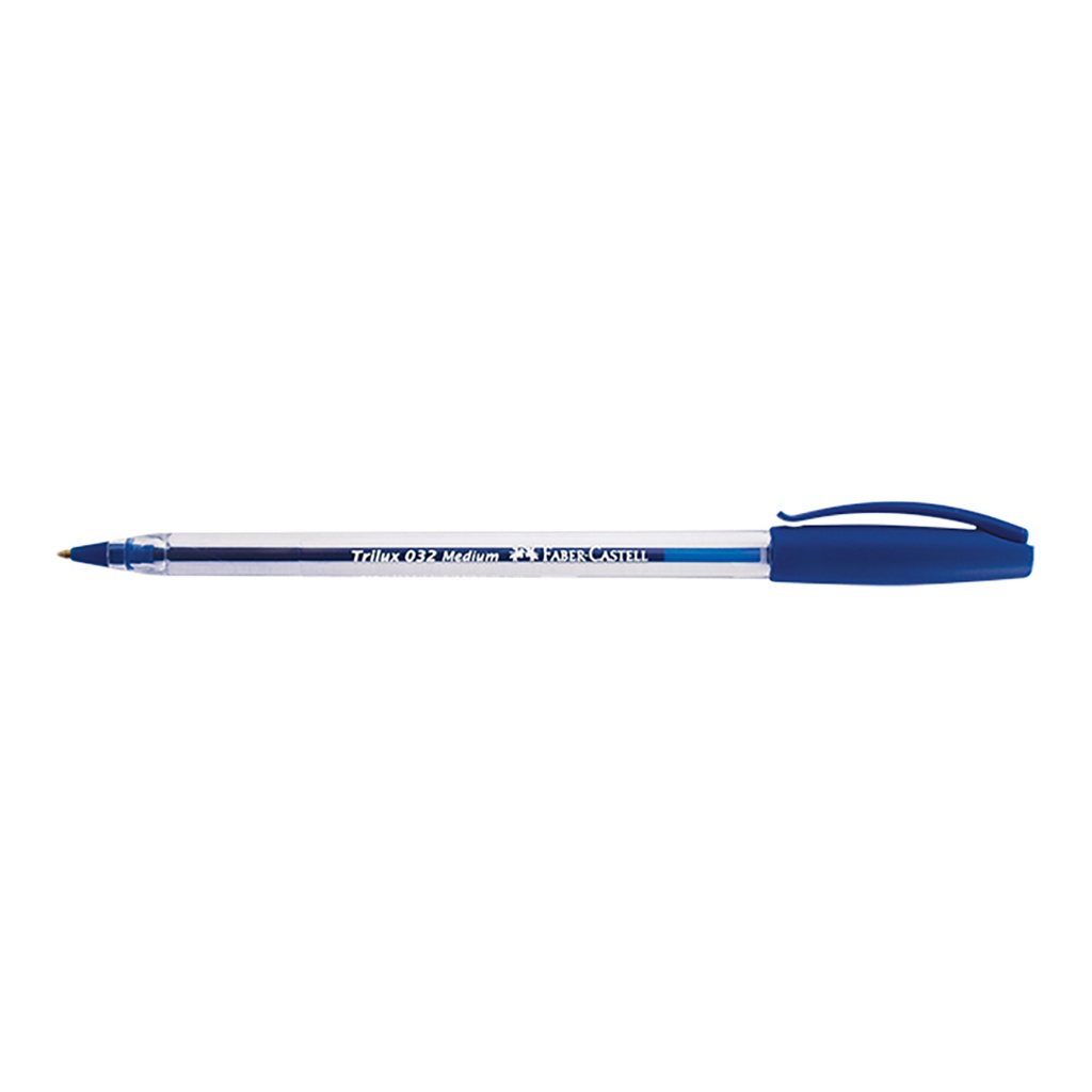 BOLIGRAFO FABER TRILUX 032 TRAZO MEDIO 1.0mm X 50 AZUL