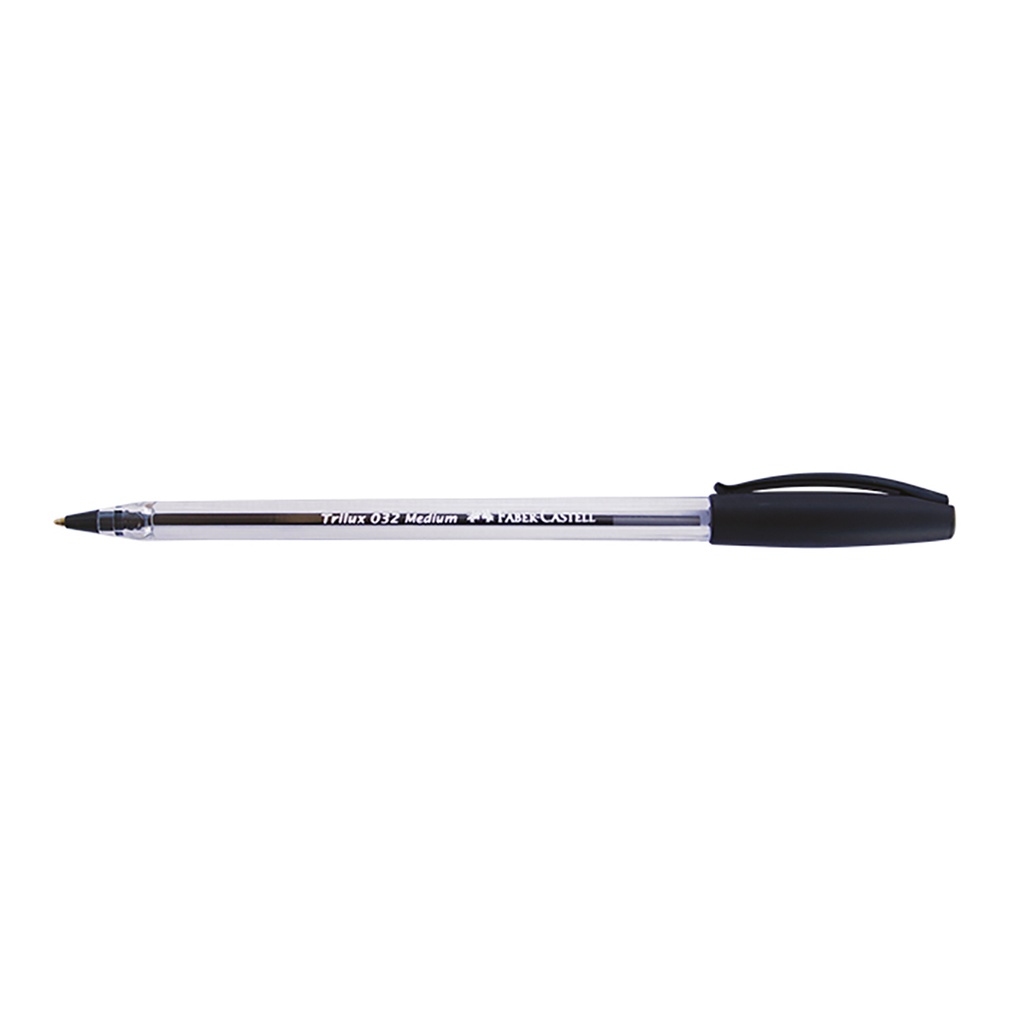 BOLIGRAFO FABER TRILUX 032 TRAZO MEDIO 1.0mm X 50 NEGRO