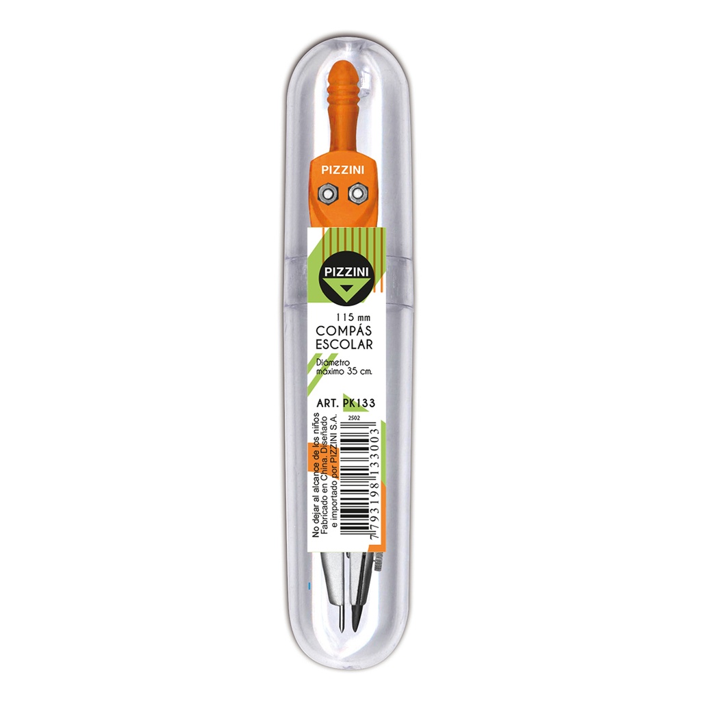COMPAS PIZZINI ESCOLAR 115MM X12
