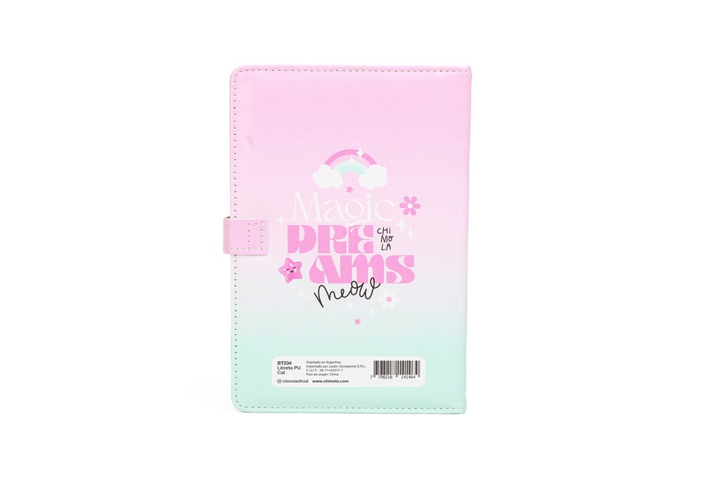 LIBRETA PU 17X12 CM CAT