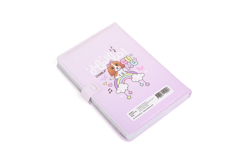 LIBRETA PU 17X12 CM DOG