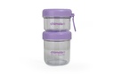 CONTENEDOR DOBLE CHIMOLA OLIVIA 330ML+530ML LILA
