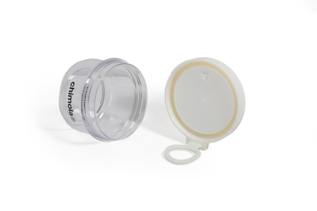 CONTENEDOR DOBLE CHIMOLA OLIVIA 330ML+530ML BLANCO