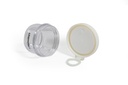 CONTENEDOR DOBLE CHIMOLA OLIVIA 330ML+530ML BLANCO