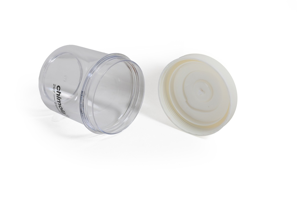 CONTENEDOR DOBLE CHIMOLA OLIVIA 330ML+530ML BLANCO