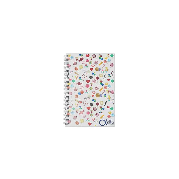 LIBRETA ALFA NRO.50110 C/ESPIRAL 50H
