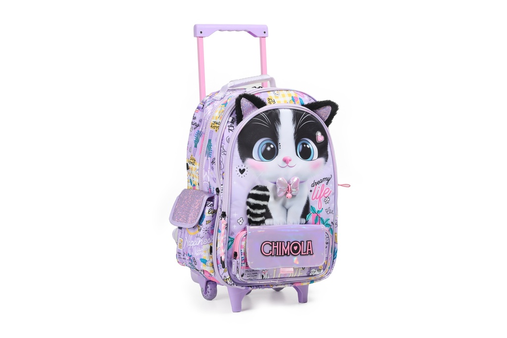MOCHILA CHIMOLA CON CARRO 18'' CAT