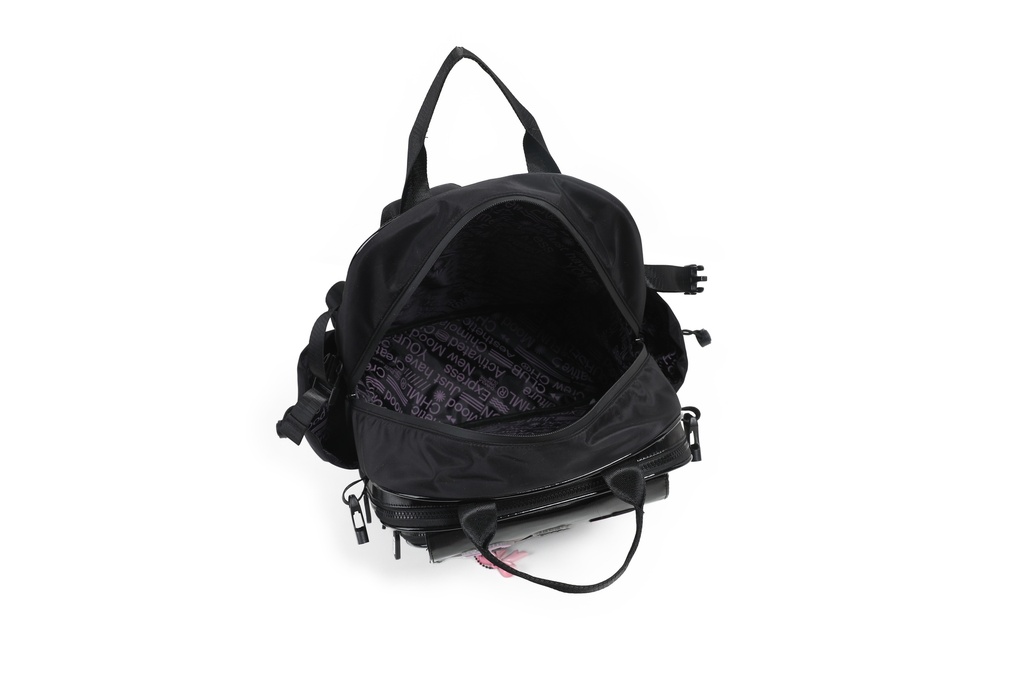 MOCHILA CHIMOLA GLOWING ESPALDA 17'' NEGRA