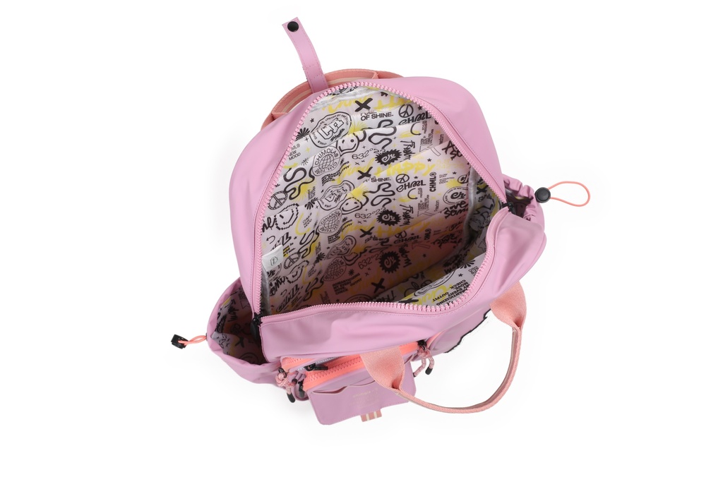 MOCHILA CHIMOLA GLOWING ESPALDA 17'' ROSA