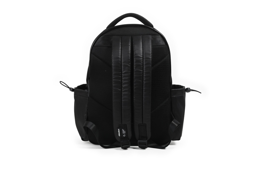 MOCHILA CHIMOLA PUFFY AND SHINY ESPALDA 17'' NEGRO