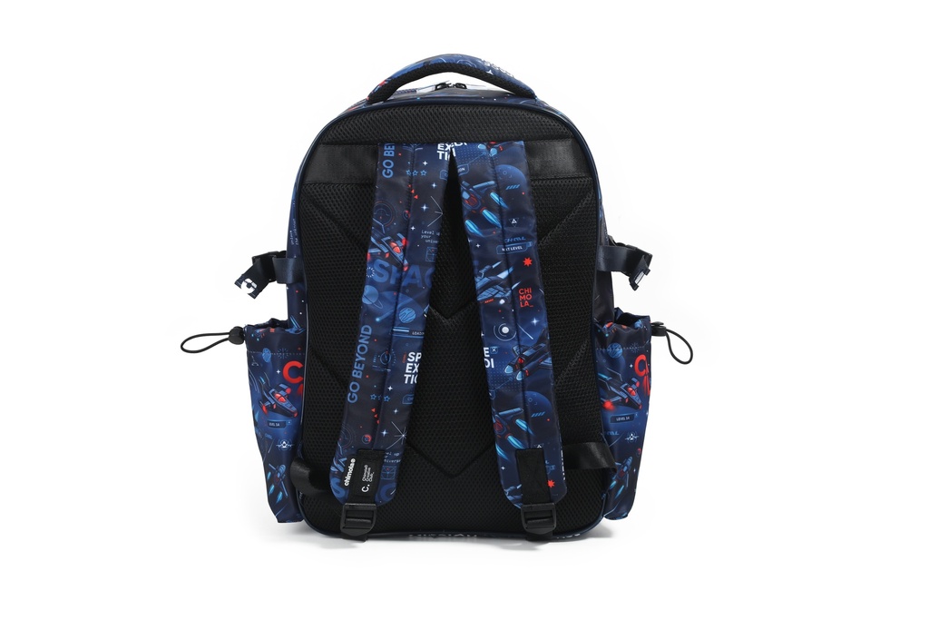 MOCHILA CHIMOLA GAMER ESPALDA 17''NAVE BLUE