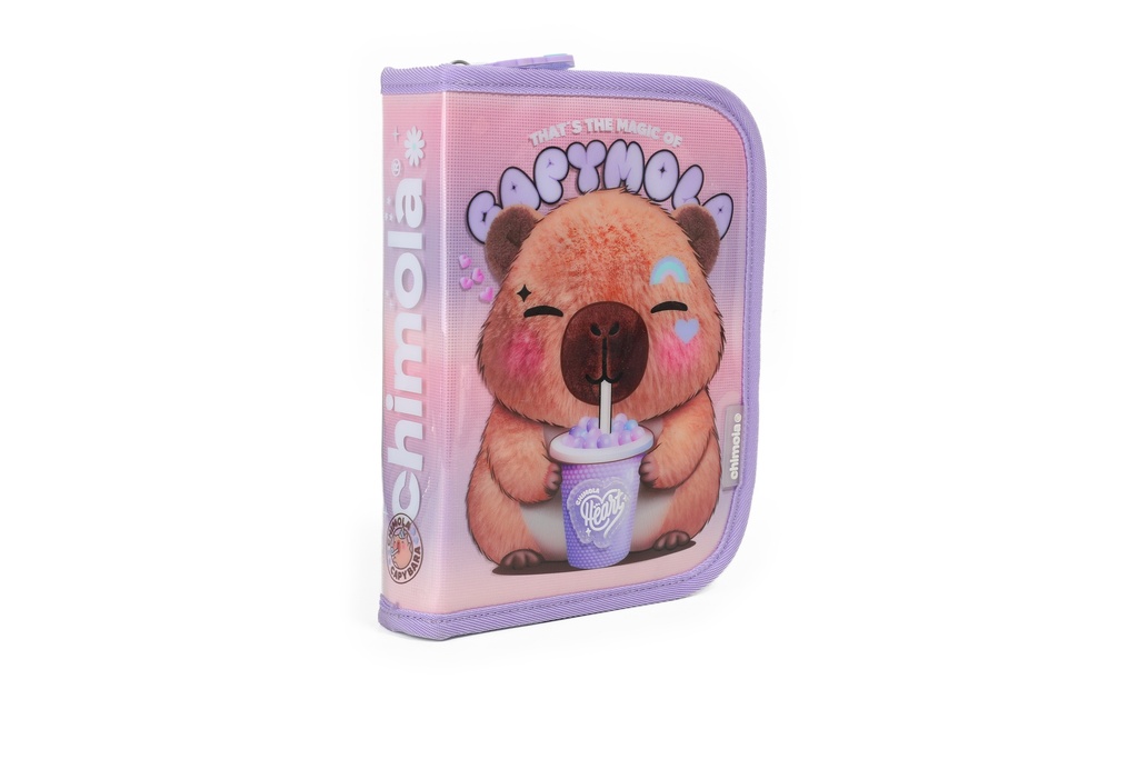 CARTUCHERA CHIMOLA RIGIDA PERSONAJES CAPYMOLA