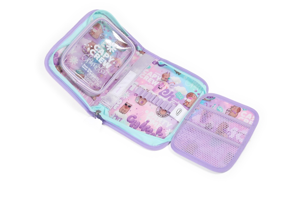 CARTUCHERA CHIMOLA RIGIDA PERSONAJES CAPYMOLA