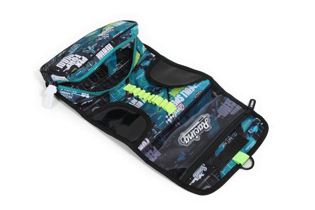 CARTUCHERA CHIMOLA DESPLEGABLE PERSONAJES RACING CAR