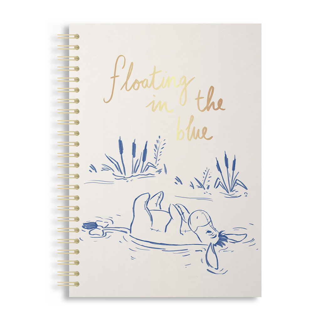 CUADERNO EZCO 16X21 TAPA DURA DOBLE ESPIRAL 80 HOJAS RAYADAS WINNIE POOH