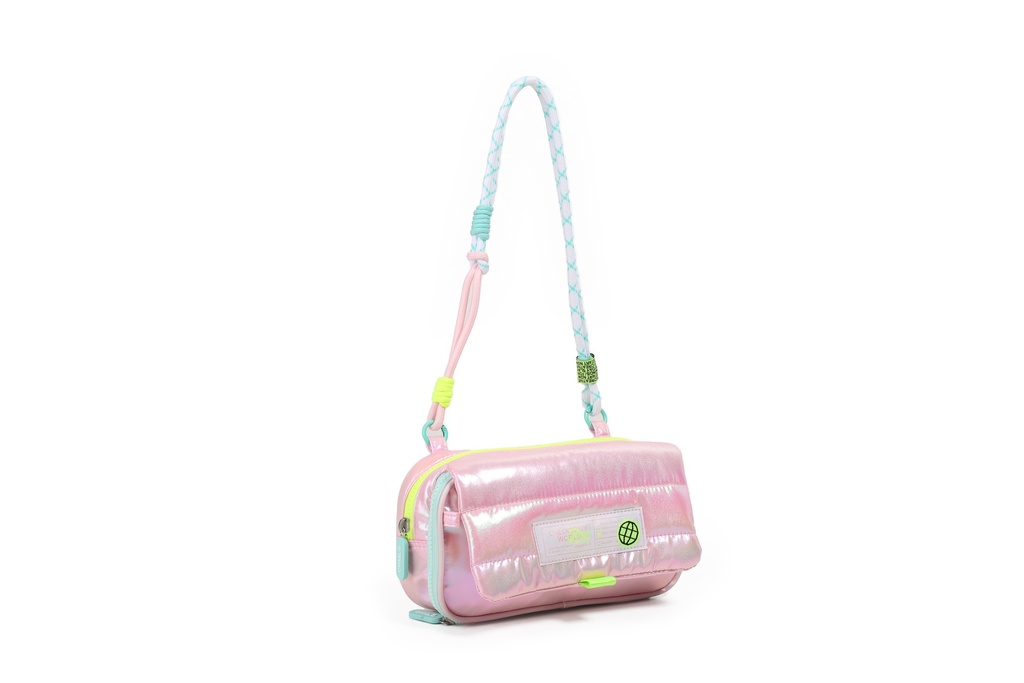 CARTUCHERA CHIMOLA PUFFY AND SHINY ROSA