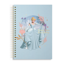 CUADERNO EZCO A4 TAPA DURA DOBLE ESPIRAL 80 HOJAS RAYADAS PRINCESAS