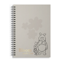 CUADERNO EZCO A4 TAPA DURA DOBLE ESPIRAL 80 HOJAS RAYADAS WINNIE POOH