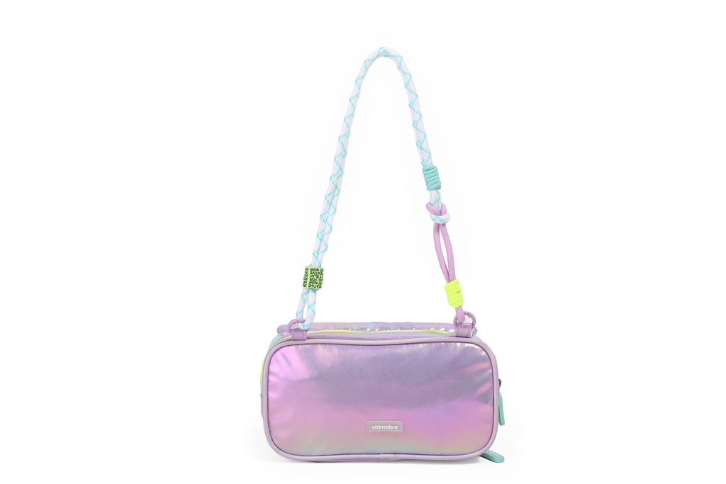 CARTUCHERA CHIMOLA PUFFY AND SHINY LIGHT PURPLE