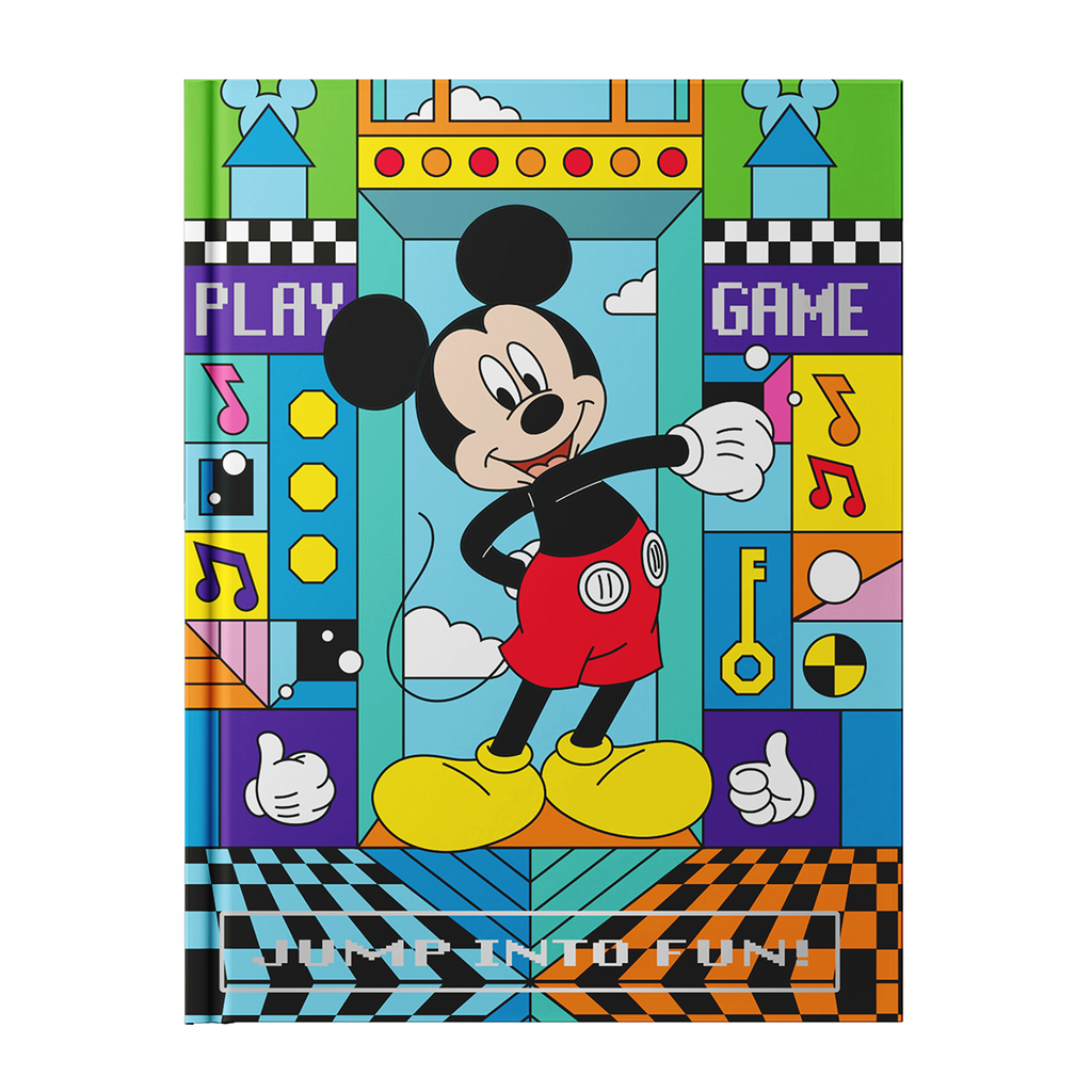 LIBRETA EZCO A5 TAPA DURA COSIDA 64 HOJAS RAYADAS MICKEY & FRIENDS