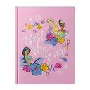 LIBRETA EZCO A5 TAPA DURA COSIDA 64 HOJAS RAYADAS PRINCESAS